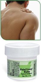 PainZAway Balm eases muscle, back, and foot pain